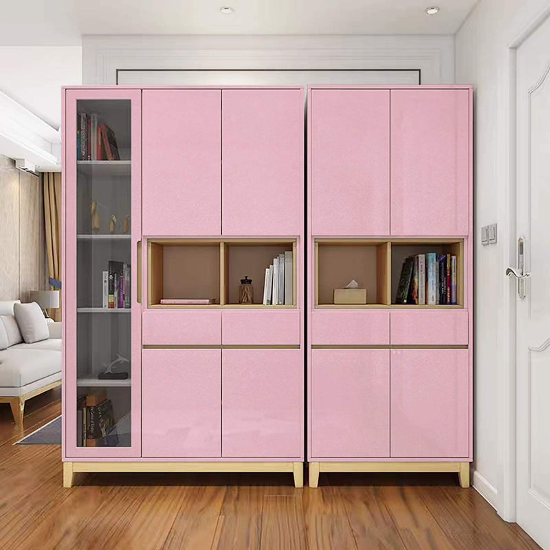 Toduso 15.8â€™â€™Ã—118.1â€™â€™Glossy Pink Contact Paper Peel and Stick Countertop Contact Paper Self-Adhesive Removable Glitter Waterproof Wallpaper Decorative Kitchen Cabinet Shelf Drawer Vinyl Film - Image 5